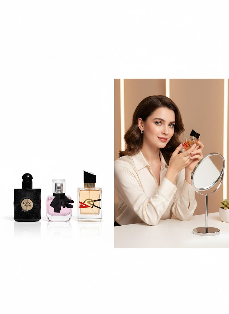 Set de 3 Perfumes para Mujer — Caja Negra (No Réplica)