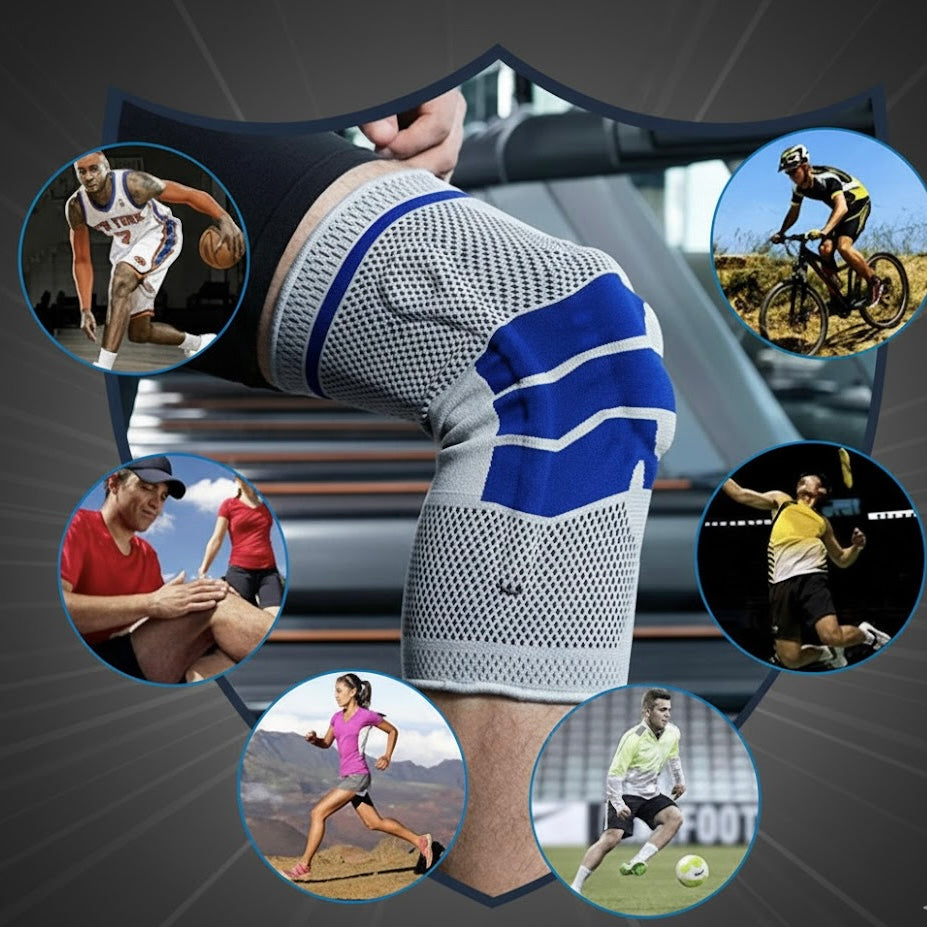 Rodillera 3D con Almohadilla — Soporte Deportivo de Alto Rendimiento (Talla Única)