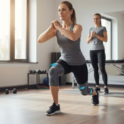 Rodillera 3D con Almohadilla — Soporte Deportivo de Alto Rendimiento (Talla Única)