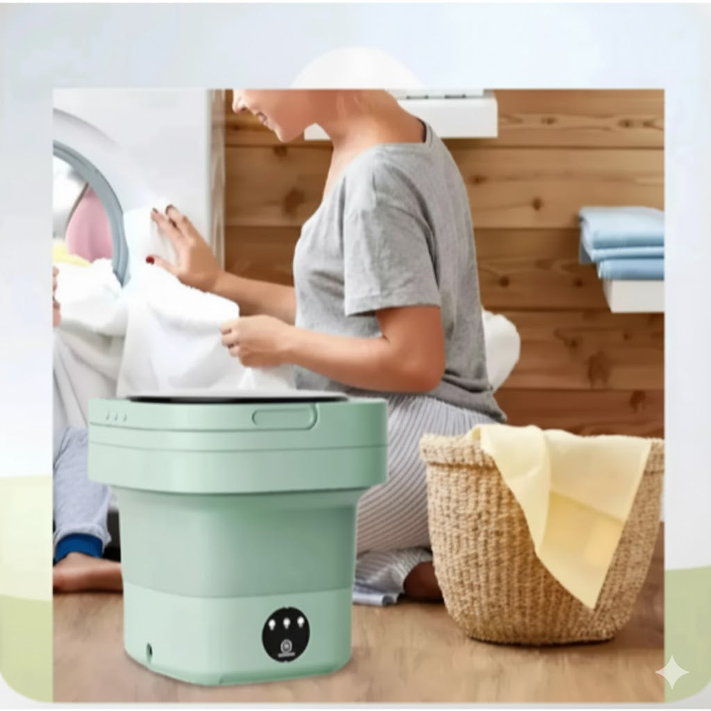 Lavadora Portátil Plegable 8L