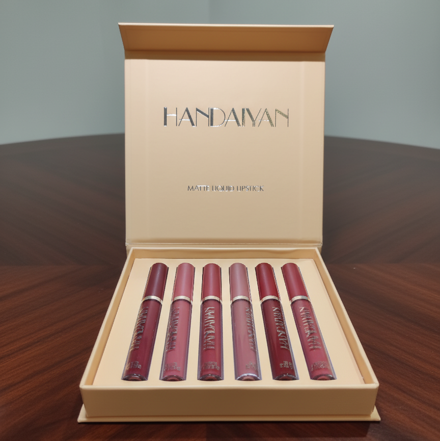 Set de 6 Pintalabios Mate de Alta Duración